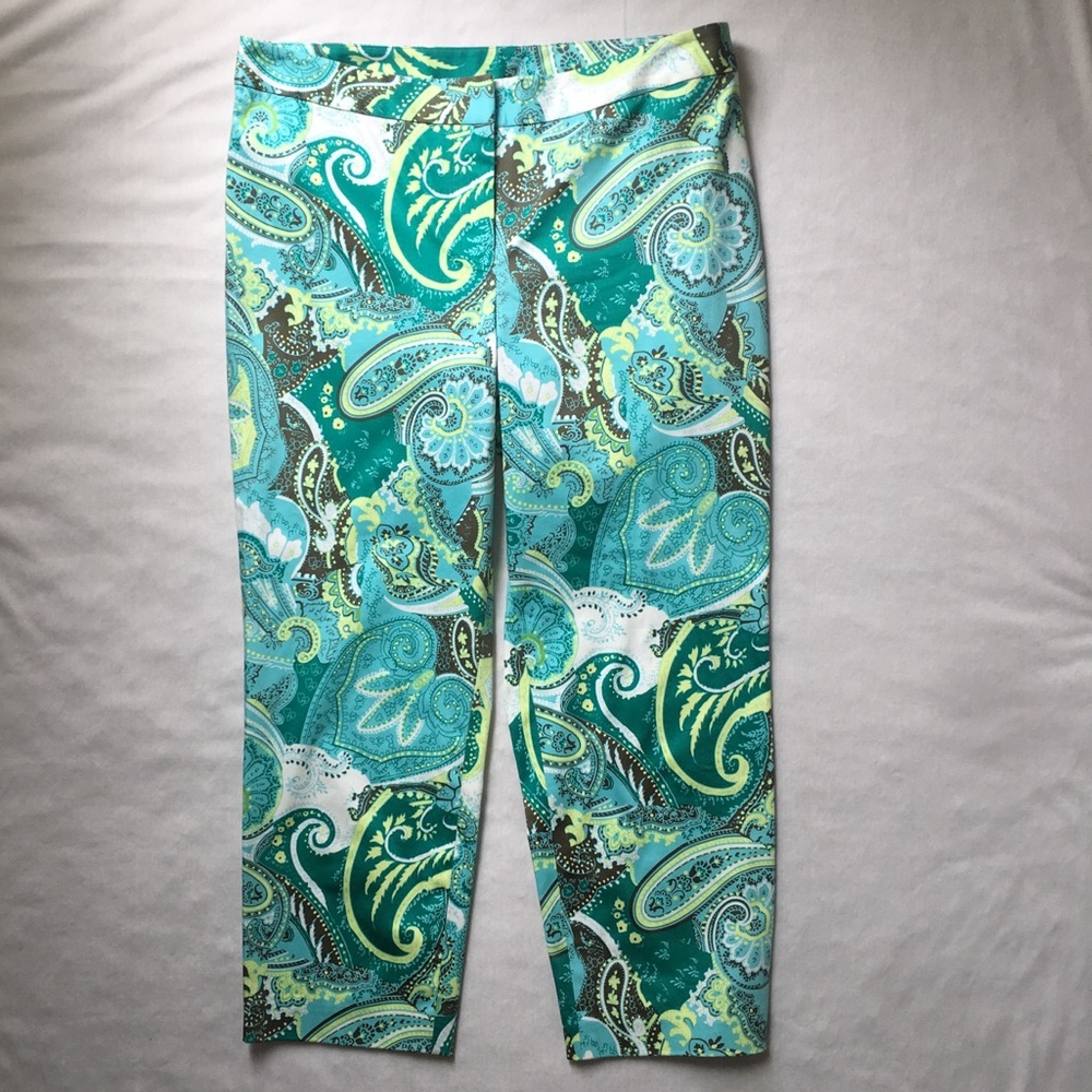 Kate Hill Cropped Trousers Sz 10P